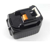 vhbw Batterie compatible avec Makita BDA340, BBO140, BCF050, BCL140, BCL140Z, BCL142, BCL142Z outil électrique (4000 mAh, Li-ion, 14,4 V)
