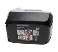 vhbw Batterie compatible avec Makita DDF446RMJ, DDF448RMJ, DHP446RFJ, DHP448Y1J, DJR145RM1J, DF347D outil électrique (4000 mAh, Li-ion, 14,4 V)