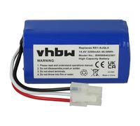 vhbw Batterie compatible avec iClebo YCR-M05-20, YCR-M05-30, YCR-M05-50 robot électroménager (3200mAh, 14,4V, Li-ion)