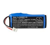 vhbw Batterie Compatible avec Minelab Equinox 600, 800 détecteur de métaux (5000mAh, 3,7V, Li-ION)