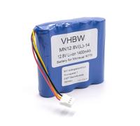 vhbw Batterie compatible avec Moneual RB-MIe-01 robot électroménager (1400mAh, 12,8V, Li-Ion / LiFePO4)