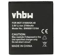 vhbw Batterie Compatible avec Motorola Moto XT1677, XT1700, XT1750, XT1755, XT1762, XT1767, XT1767PP téléphone Portable (2700mAh, 3,8V, Li-ION)