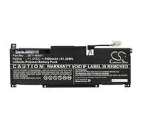 vhbw Batterie Compatible avec MSI Modern 15 A11M-077, A11M-062, A11M-052XFR, A11M-077BN Ordinateur Portable (4500mAh, 11,4V, Li-polymère)