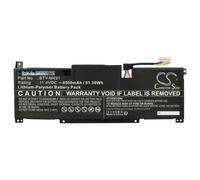 vhbw Batterie compatible avec MSI Modern 15 A11ML, A11M-277TH, A11ML-440NL, A11ML-430CN ordinateur portable (4500mAh, 11,4V, Li-polymère)