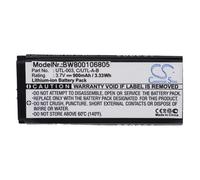 vhbw batterie compatible avec Nintendo DS XL, DSi LL, DSi XL UTL-001 - remplacement pour C/UTL-A-BP, UTL-001 - (Li-Ion, 900mAh, 3.7V)