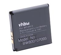 vhbw Batterie Compatible avec Nokia 3250, 6233, 6151, 9300i, 6280, 9300, 6234, 6288, 3250 XpressMusic téléphone Portable (1100mAh, 3,7V, Li-ION)