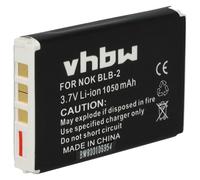 vhbw Batterie Compatible avec Nokia 3610, 5210, 6500, 6510, 6590, 6590i, 7150, 7650, 8210, 8250 Smartphone (1050mAh, 3,7V, Li-ION)