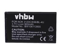 vhbw Batterie Compatible avec Nokia 6216 Classic, 6600i Slide, 6600 Slide, 8800 Arte Smartphone (900mAh, 3,7V, Li-ION)