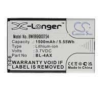 vhbw Batterie Compatible avec Nokia 6300 4G, 8000 4G téléphone Portable (1500mAh, 3,7V, Li-ION)