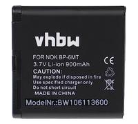 vhbw Batterie Compatible avec Nokia 6720 Classic, E51, N81, N81 8GB, N82 Smartphone (900mAh, 3,7V, Li-ION)