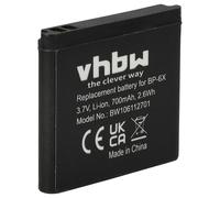 vhbw Batterie Compatible avec Nokia 8800 Sirocco téléphone Portable (700mAh, 3,7V, Li-ION) - Remplacement pour BP-6x