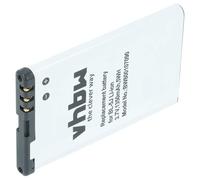 Batterie Li-ION 1350mAh (3.7V) vhbw pour téléphone Portable Smartphone Nokia 5900 XpressMusic, Asha 200, Asha 201, C3, Glee, Lumia 520 comme BL-5J.