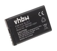 vhbw Batterie Compatible avec Nokia C3, 7310 Supernova, C3 Touch and Type, C5, C3-01 Touch and Type téléphone Portable (800mAh, 3,7V, Li-ION)
