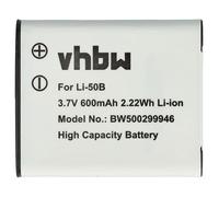 vhbw Batterie Compatible avec Olympus Stylus Smart/VG-Serie VG-170 Appareil Photo (600mAh, 3,7V, Li-ION)