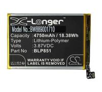 vhbw Batterie Compatible avec Oppo A74 5G, CHP2179, CHP2195, A54 5G téléphone Portable (4750mAh, 3,87V, Li-polymère)