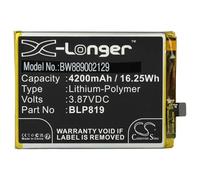vhbw Batterie Compatible avec Oppo CPH2235, A95 5G 2021, CPH2211, F19 Pro+ 5G 2021, PELM00 téléphone Portable (4200mAh, 3,87V, Li-polymère)