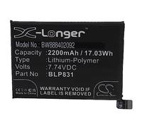 vhbw Batterie Compatible avec Oppo Find X3 Pro CPH2173, OPG03, PEEM00 téléphone Portable (2200mAh, 7,74V, Li-polymère)