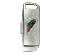 vhbw Batterie Compatible avec Panasonic Flyer T2 | T5, T4, T8, T10, T10 HS, T11 HS, T14 HS, S XT 28" vélo électrique (15,6Ah, 25,2V, Li-ion) - argenté