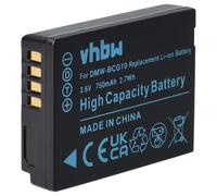 vhbw Batterie compatible avec Panasonic Lumix DMC-3D1, DMC-TZ18, DMC-TZ10, DMC-TZ25, DMC-TZ22, DMC-TZ20 appareil photo (750mAh, 3,6V, Li-ion)