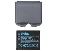 vhbw Batterie Compatible avec Panasonic Lumix DMC-TZ4, DMC-TZ3, DMC-TZ11, DMC-TZ5, DMC-TZ2, DMC-TZ1, DMC-TZ15 Appareil Photo (650mAh, 3,6V, Li-ION)