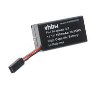 Vhbw Batterie Compatible Avec Parrot Ar Drone 1,0, 2,0, 2.0 Hd Drone (1500mah, 11,1v, Li-Polymère)-Vhbw