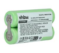 vhbw Batterie Compatible avec Philips Norelco 6829XL, 6846XL, 6848XL, 6863XL, 6865XL Rasoir Tondeuse électrique (2000mAh, 2,4V, NiMH)