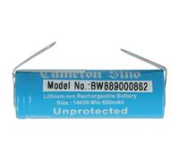 vhbw Batterie Compatible avec Philips VisaPure Advanced SC5320, SC5340, SC5360 Brosse nettoyante Visage (3,7V, Li-ION)