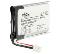vhbw Batterie Compatible avec Plantronics Savi 8210, W8210 Casque Audio, écouteurs sans Fil (510mAh, 3,7V, Li-polymère)
