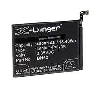 vhbw Batterie Compatible avec Redmi M2003J6A1G, M2003J6A1I, Note 9 Pro, Note 9S téléphone Portable (4800mAh, 3,85V, Li-polymère)
