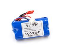 vhbw Batterie compatible avec Revell Big One Next 23981, F-645 , MJX F-45, The Big One 24056 modéle RC (1800mAh, 7,4V, Li-ion, bleu)
