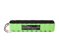 vhbw Batterie Compatible avec Rowenta RH875801/9A0, RH875801/9A2, RH8758WL/9A0 aspirateur (3000mAh, 18V, NiMH)