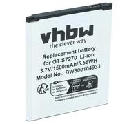 vhbw Batterie Compatible avec Samsung Galaxy Ace 3 LTE, GT-S7260, ACE 4 Neo, Ace 3 3G, Ace 3 téléphone Portable (1500mAh, 3,7V, Li-ION)