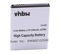 vhbw Batterie Compatible avec Samsung Galaxy GT-i9101, EK-GC120, GT-i9100, GT-i9103, EK-GC110, Camera téléphone Portable (1100mAh, 3,7V, Li-ION)