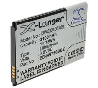 vhbw Batterie compatible avec Samsung Galaxy Note SM-N7507, 3 Neo SM-N750K, 3 Neo SM-N750S, SM-N7502, SM-N7506V tablette pad (3100mAh, 3,8V, Li-ion)