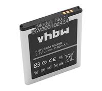 vhbw Batterie Compatible avec Samsung Galaxy Pocket Neo GT-S5310, Pop Plus GT-S5570i, Pop SCH-i559 téléphone Portable (1100mAh, 3,7V, Li-ION)