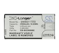 vhbw Batterie Compatible avec Samsung Galaxy Xcover 4 2017 TD-LTE, Xcover 4 téléphone Portable (2500mAh, 3,85V, Li-ION) avec NFC