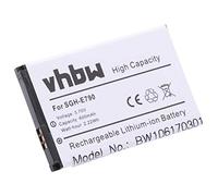 vhbw Batterie Compatible avec Samsung S3500i, SGH-E590, SGH-E598, SGH-D610, SGH-D618, SGH-E790 téléphone Portable (600mAh, 3,7V, Li-ION)