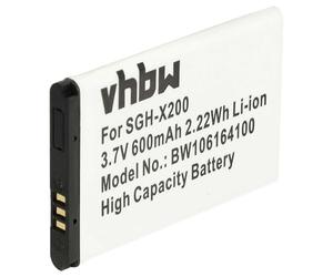 vhbw Batterie Compatible avec Samsung SGH-E210/ E250/E380 remplace BST3108BE, AB043446BC, AB043446BE, AB043446LE, BST3108BCE (600mAh,3,7V,Li-ION)