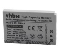 vhbw batterie compatible avec Sanyo Xacti DMX-HD2, VPC-HD1, VPC-HD1E, VPC-HD1EX caméra vidéo (600mAh, 3,7V, Li-ion)