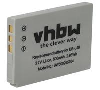 vhbw Batterie Compatible avec Sanyo Xacti VPC-HD2, VPC-HD700, VPC-HD700EX caméra vidéo caméscope (800mAh, 3,7V, Li-ION)