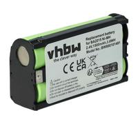 vhbw Batterie Compatible avec Sennheiser EW 152 G2, EW 165 G2, EW 165 G4, EW 152 G3, EW 145 G4, EW 165 G3, EW 152 G4 Micro (1500mAh, 2,4V, NiMH)