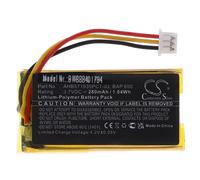 vhbw Batterie compatible avec Sennheiser Flex RS 2000, RS 5000 amplificateur stéréo, Hifi (280mAh, 3,7V, Li-polymère)