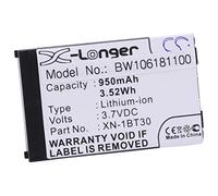 vhbw Batterie Compatible avec Sharp GX15, GX17, GX25, GX29, GX30, GX30i, GX31, GX32, GX40, SH550 Smartphone (950mAh, 3,7V, Li-ION)