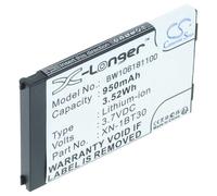 vhbw Batterie Compatible avec Sharp GX15, GX17, GX25, GX29, GX30, GX30i, GX31, GX32, GX40, SH550 Smartphone (950mAh, 3,7V, Li-ION)