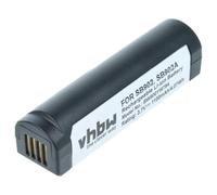 vhbw Batterie Compatible avec Shure GLX-D24R/SM58, GLX-D24R/SM86, GLX-D24R/B87A système de Radio numérique, émetteur (1100mAh, 3,7V, Li-ION)