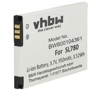 vhbw Batterie compatible avec Siemens Gigaset SL750, SL750H, SL750H Pro, SL78, SL800H Pro téléphone fixe sans fil (950mAh, 3,7V, Li-ion)