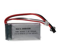 vhbw Batterie Compatible avec SM-2P connecteur pour modéle RC par ex. Voiture de Course Avion (1500mAh, 7,4V, Li-polymère, 68 x 34 x 18,5 mm)