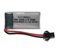 Vhbw Batterie Compatible Avec Sm-2p Connecteur Pour Modéle Rc Par Ex. Voiture De Course Avion (350mah, 3,7v, Li-Polymère, 37 X 19 X 8 Mm)-Vhbw