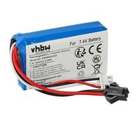 vhbw Batterie Compatible avec SM-2P connecteur pour modéle RC par ex. Voiture de Course Avion (850mAh, 7,4V, Li-polymère, 56 x 30 x 17 mm)