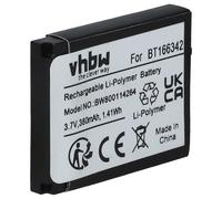 vhbw Batterie Compatible avec smartwatch QN01, LQ-S1, HKX-S1, GT08 A1, M9 smartwatch Montre connectée Bracelet Fitness (380mAh, 3,7V, Li-polymère)